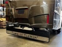 Motorhome Mud Flap with Cutout and Custom Text - Image 3