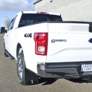 Mud flaps on 2015 F150 without flares