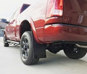 mud flaps with black weights