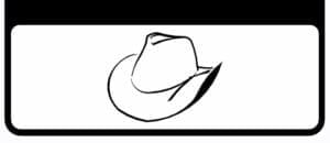 Cowboy Hat drill-less mud flaps