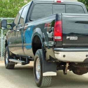 Mud Flaps on 2004 Ford F-350 SRW in 12