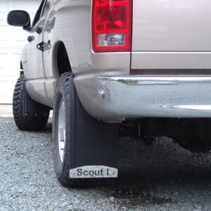 Mud flaps on 2015 Dodge 1500 with custom weights