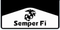Semper Fi with Marine Logo - weatherize a pickup truck