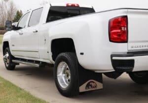 Dually Mudflaps on Chevy Dually 2015