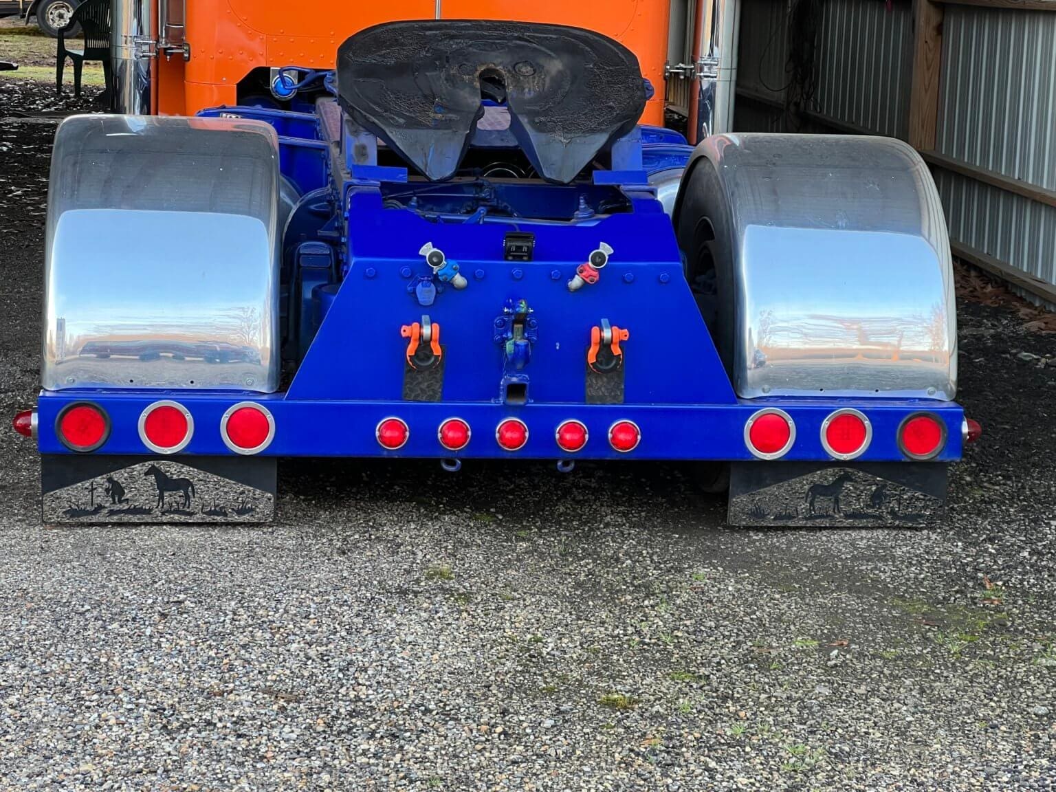 Duraflap Semi Truck Custom Rear Mud Flaps Custom Mud Flaps & Weights