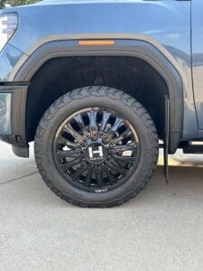 2025 GMC Dually Custom shift and sizes.